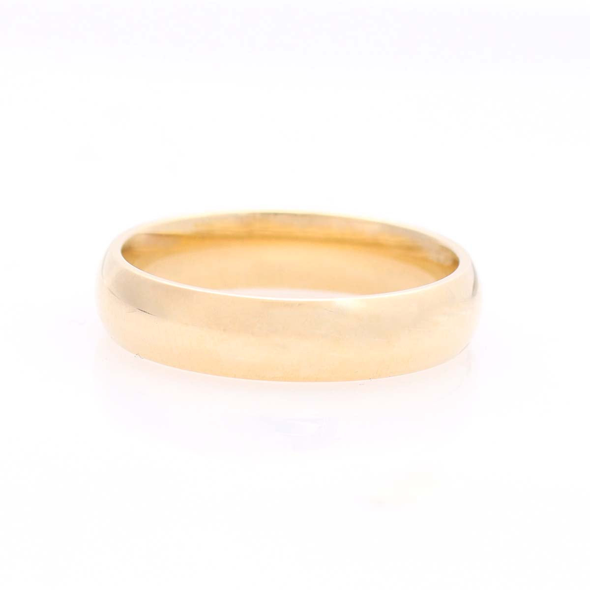 Classic Domed Comfort Fit Wedding Band #DCF14Y-5MM-9.5