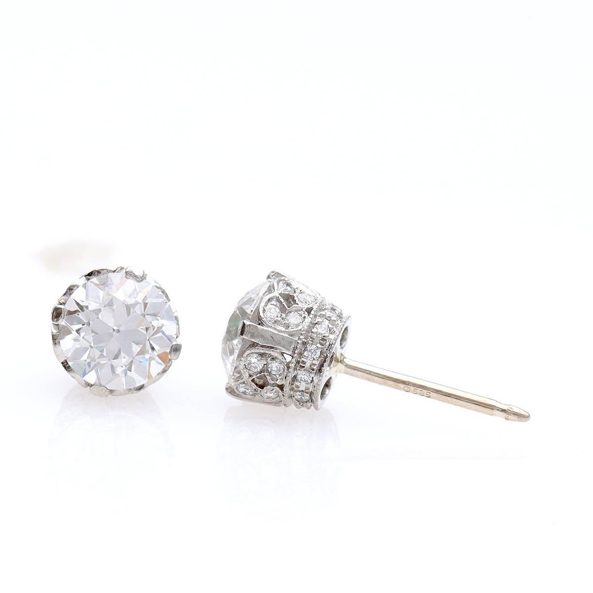 Replica Edwardian Diamond Earrings #ER5016-1