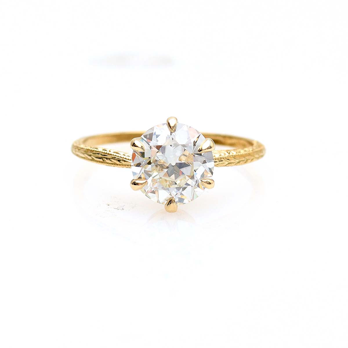 Replica Edwardian Diamond Engagement ring #3206Y18NH-1