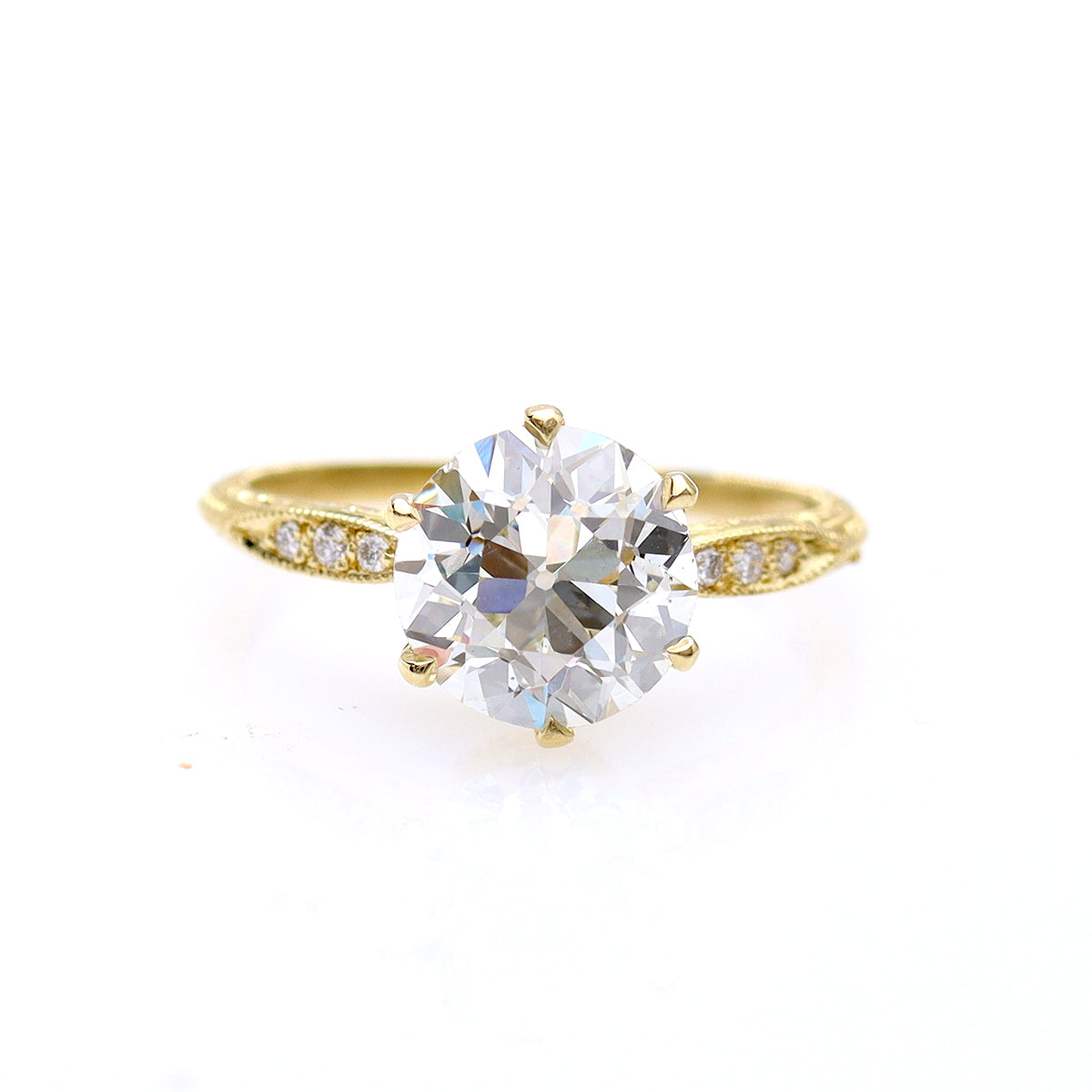 Edwardian Revival Engagement Ring #3604HE-5