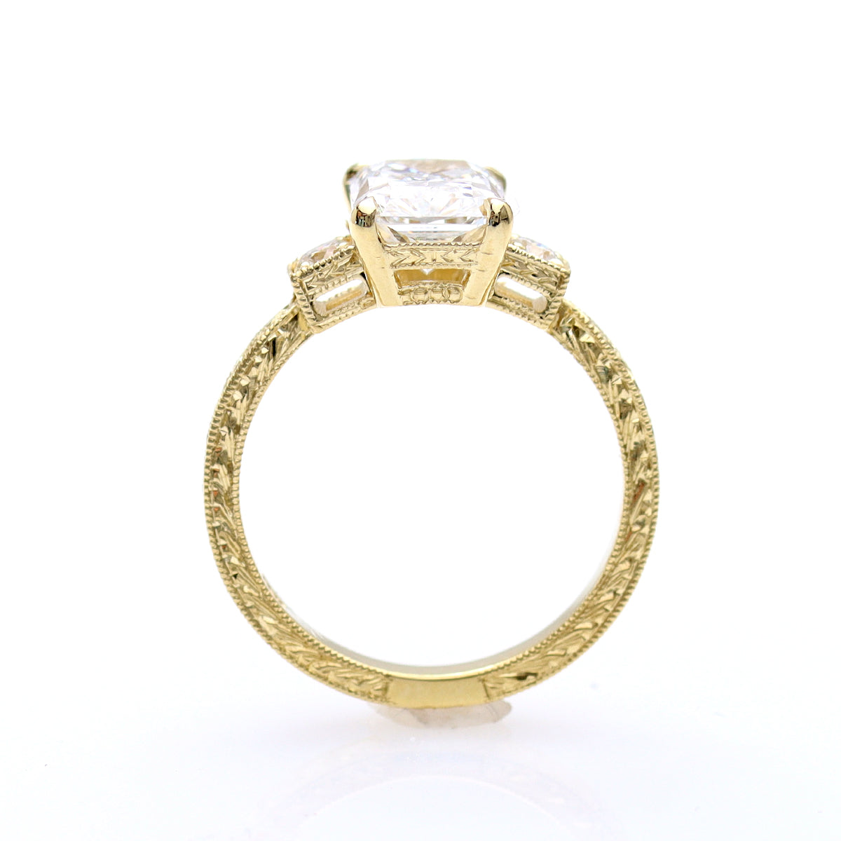 The Sharan Radiant Cut Diamond Engagement Ring #3665RCHE-1