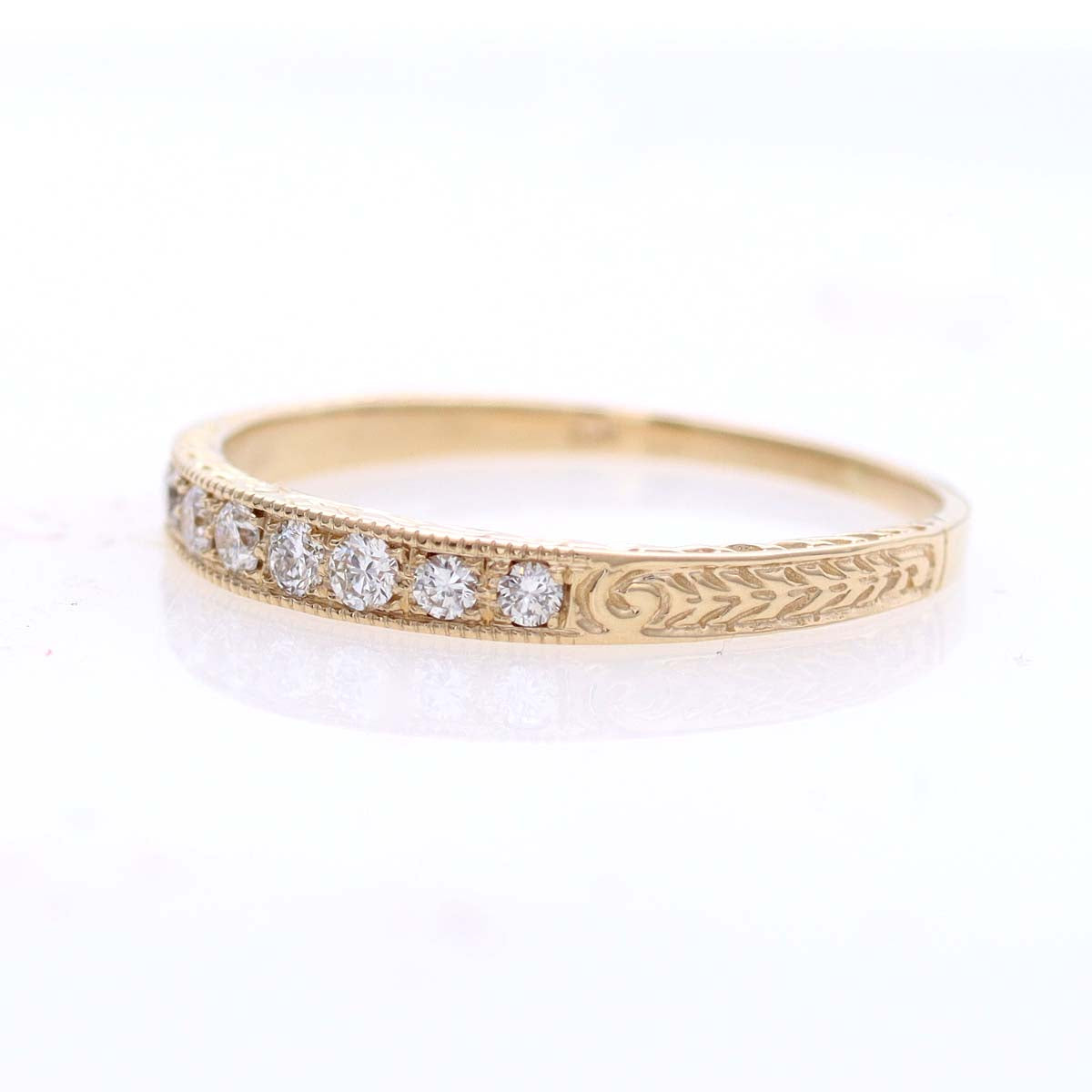 Diamond Replica Art Deco Wedding Band #L1062