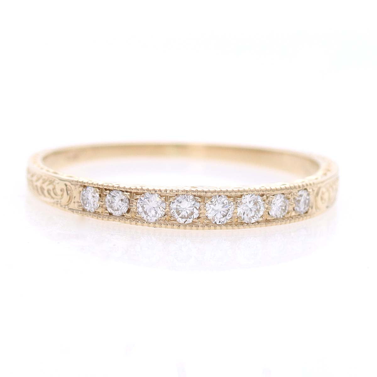 Diamond Replica Art Deco Wedding Band #L1062