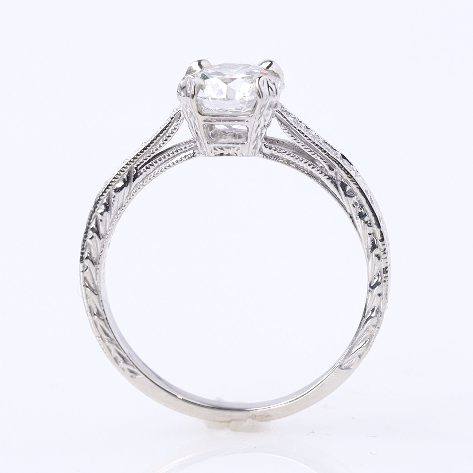 Replica Art Deco Engagement Ring #1080-2