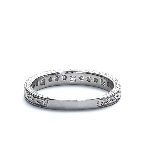 Platinum Diamond Wedding Band #L1502D PLAT