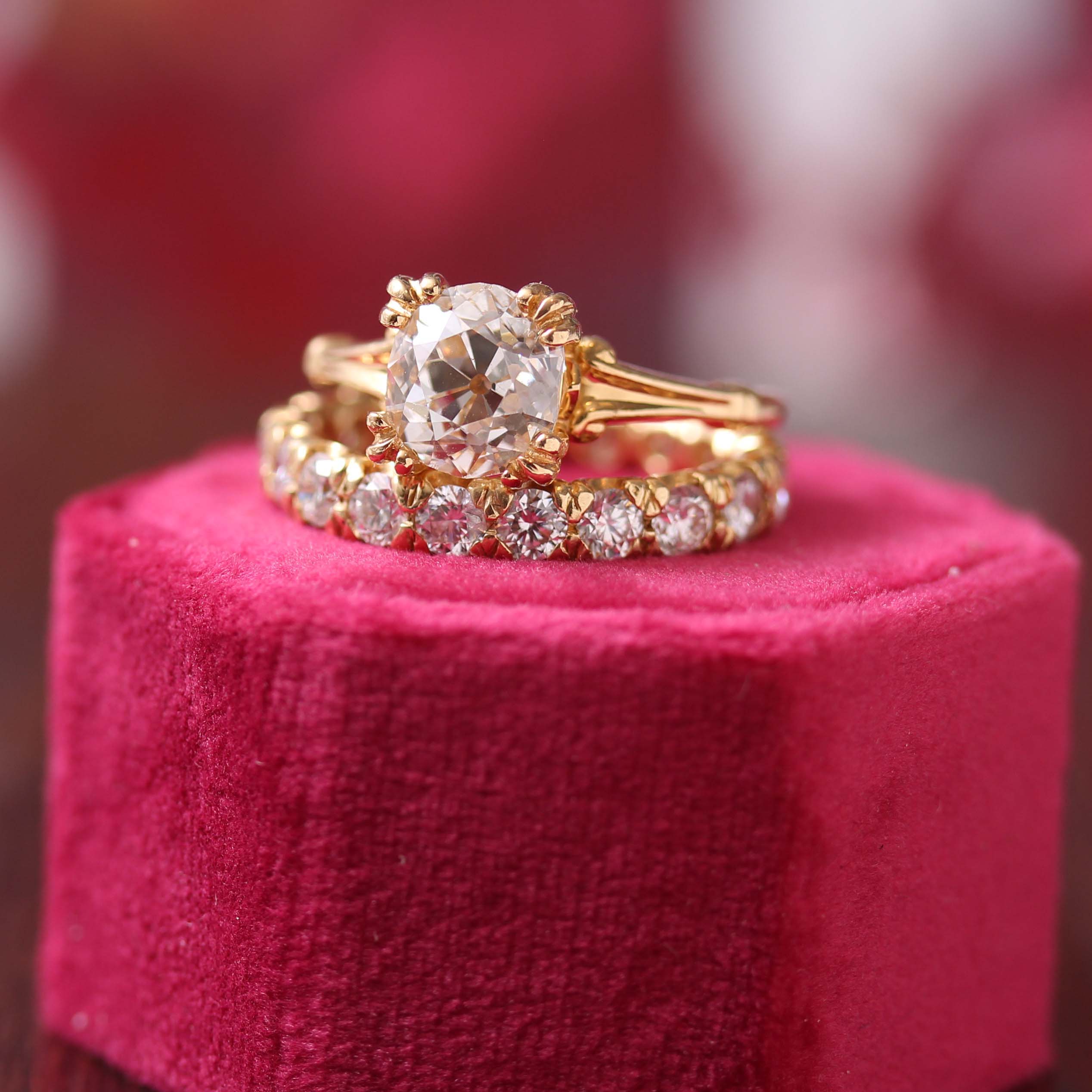 1930s Reproduction Engagement Ring #L3139