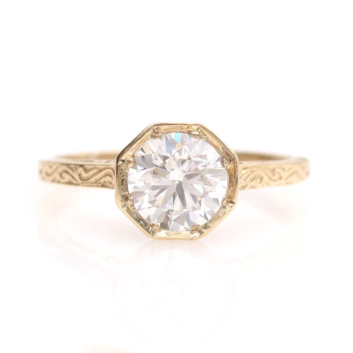 Replica Edwardian Engagement Ring #3102-3