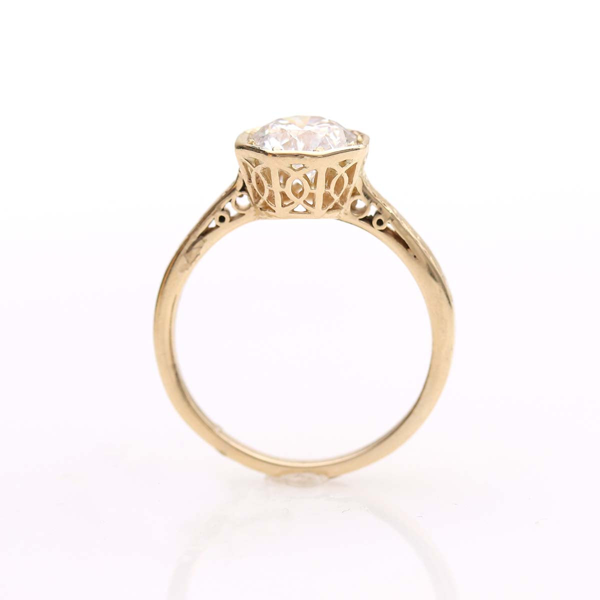 Replica Edwardian Engagement Ring #3102-3