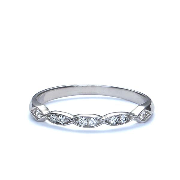 Replica Art Deco Diamond Wedding Band #L3197PWB