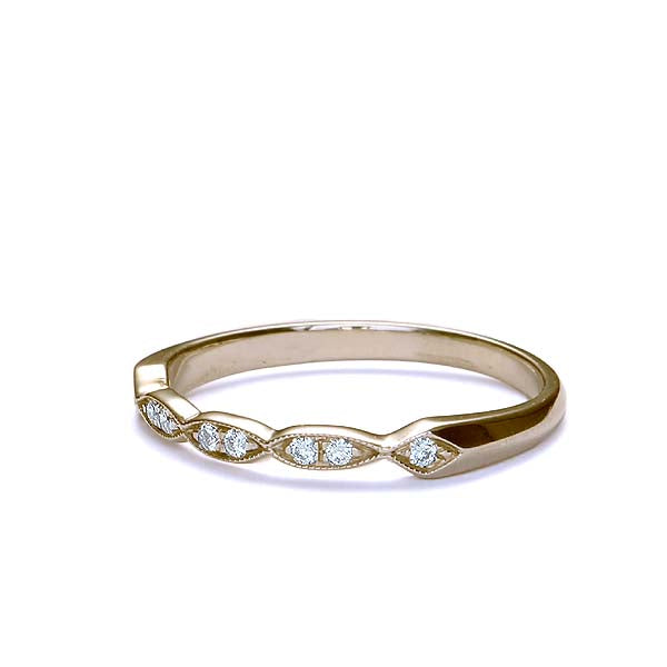 Replica Art Deco Diamond Wedding Band #L3197PWB