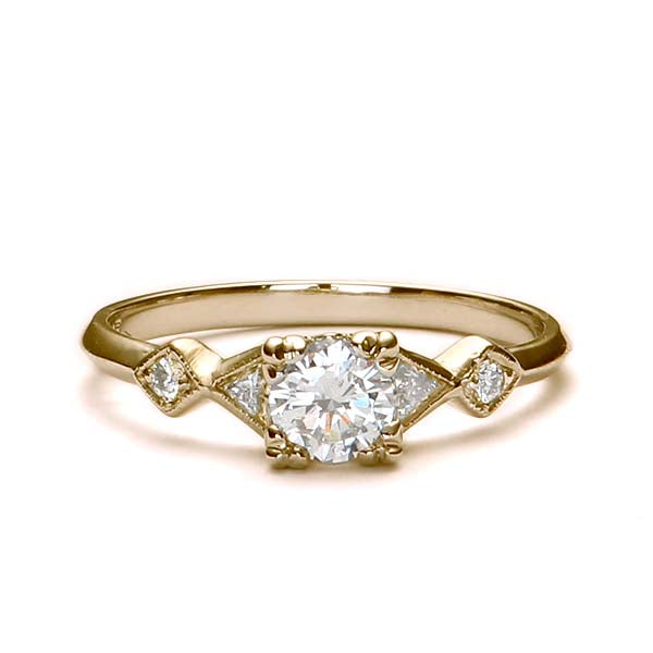 Replica art deco engagement ring setting #L3318