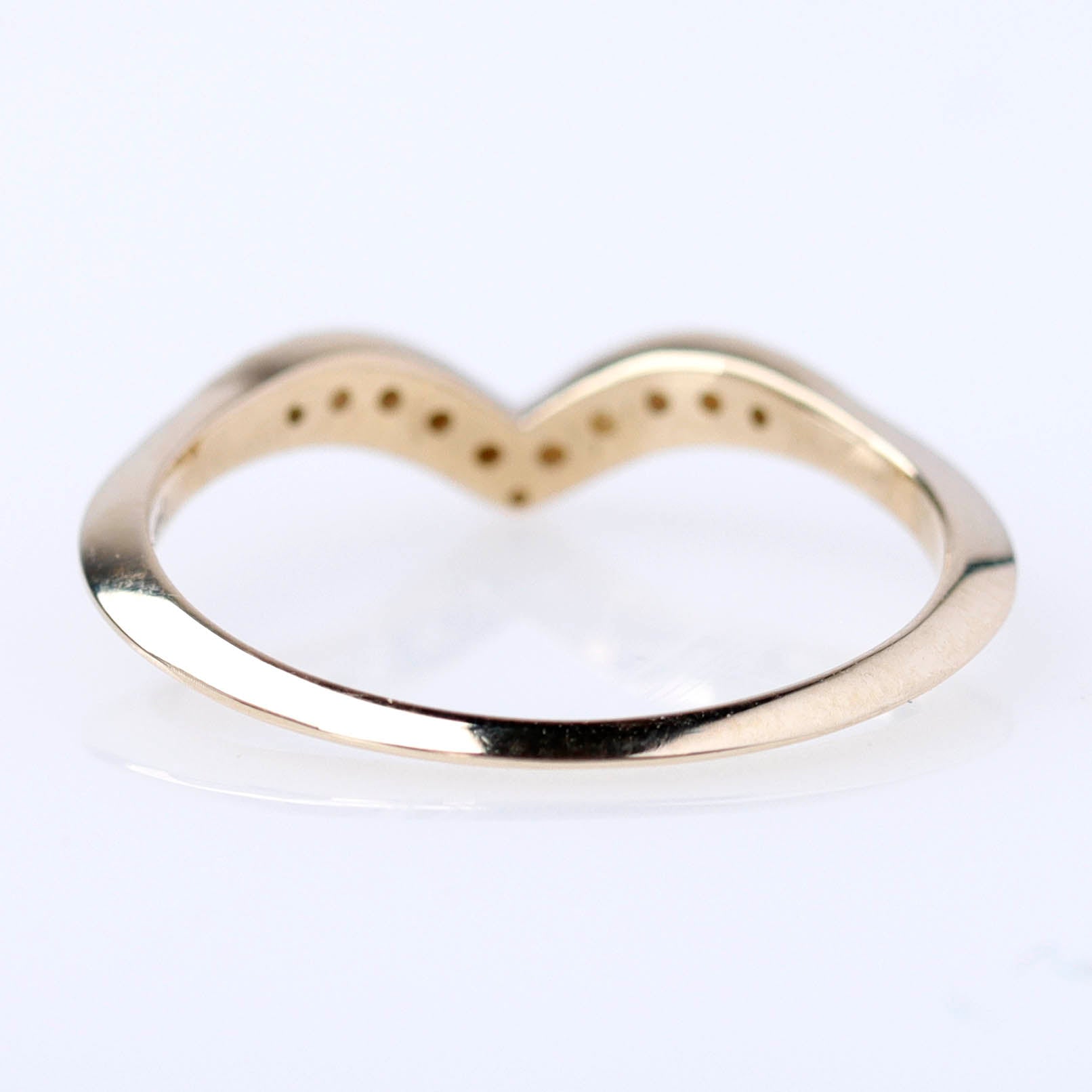 Chevron Style Diamond Wedding Band #L3604AWB