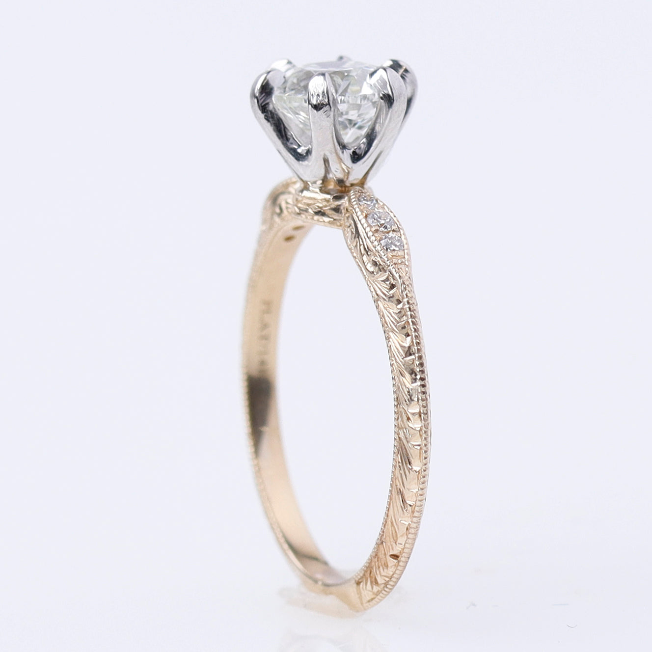 Edwardian Revival Engagement Ring #3604HE-12