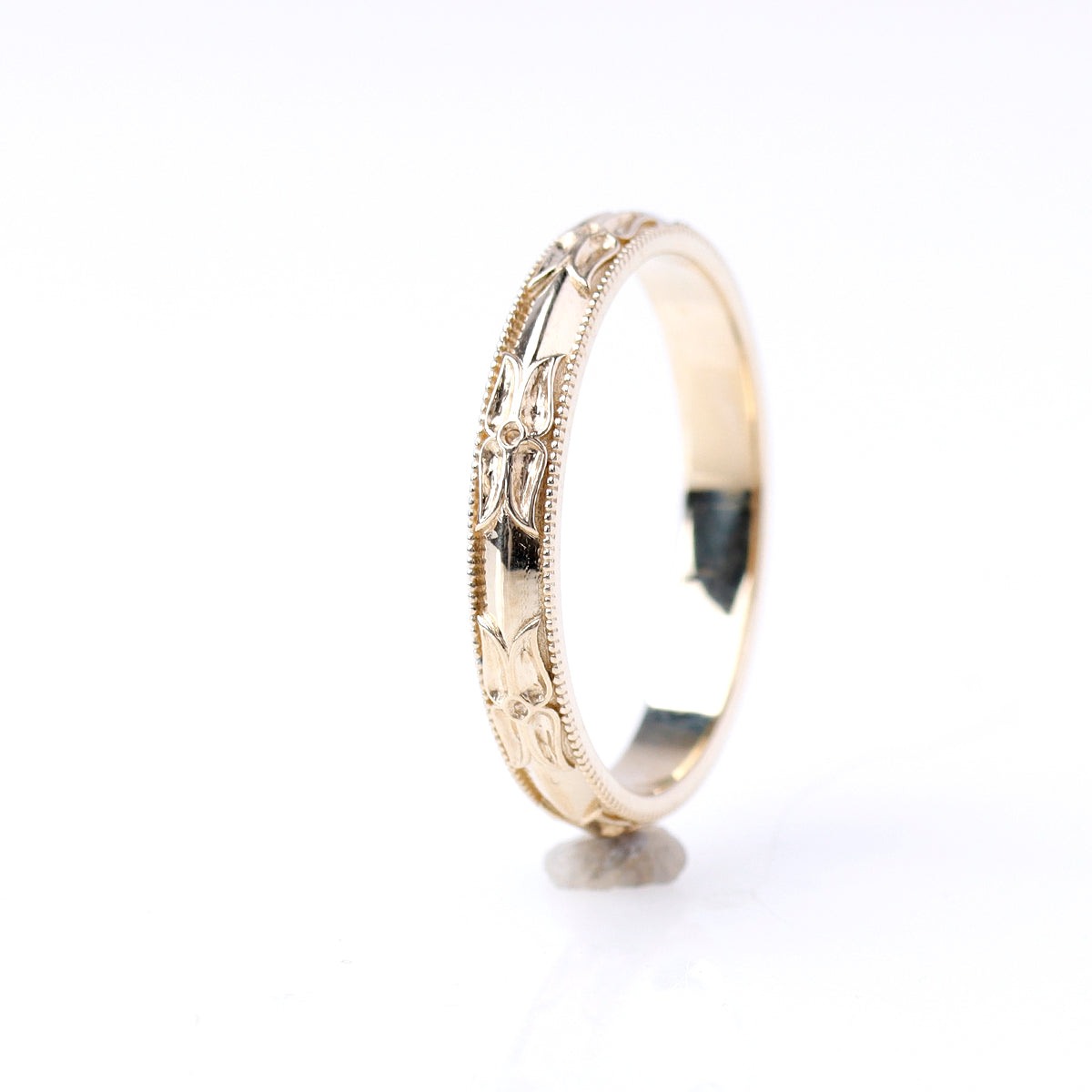 The Chloe Replica Art Deco Wedding Band #L3784