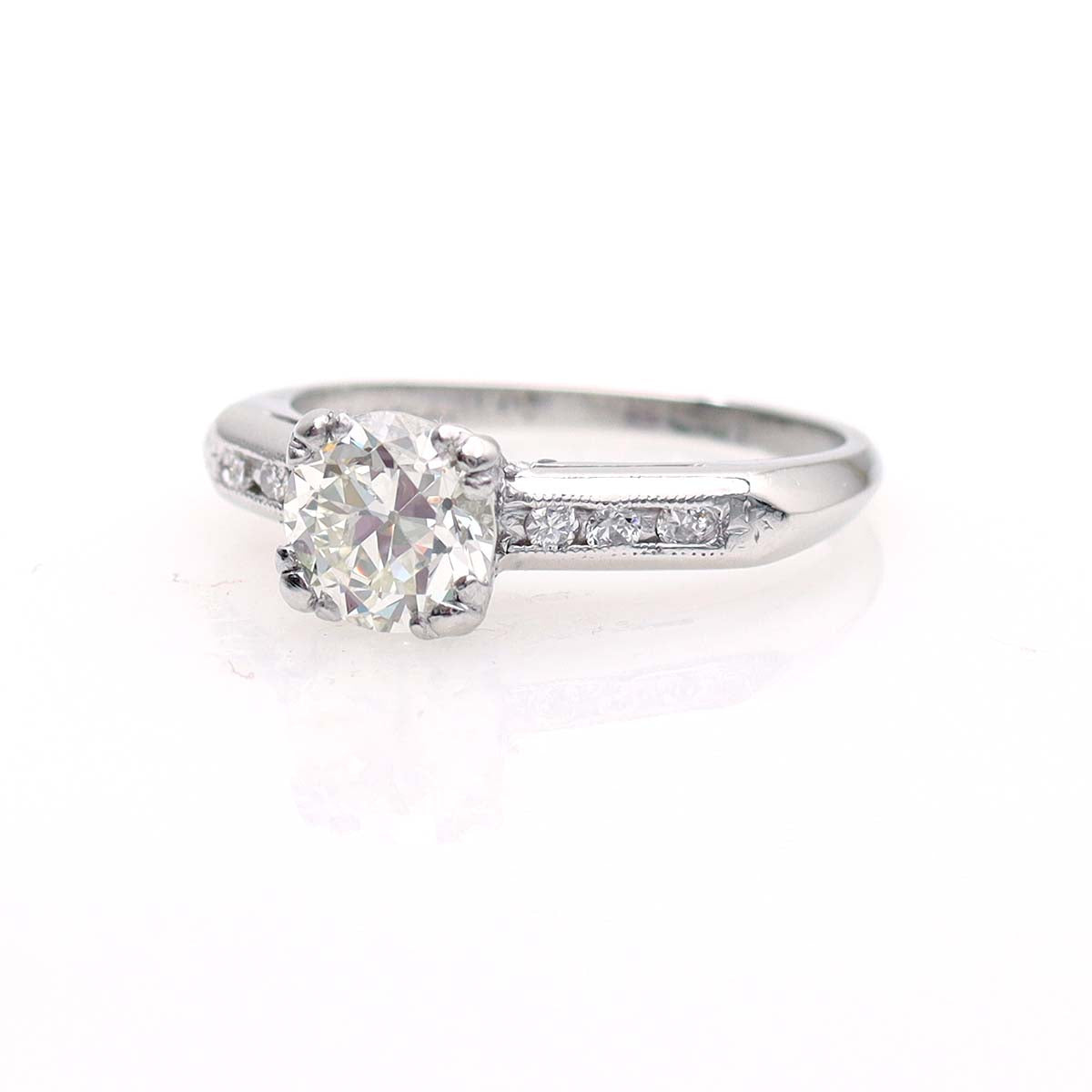 Late Art Deco Engagement Ring #VR240723