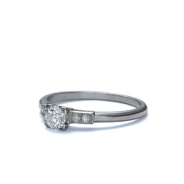 Vintage Engagement Ring #R295 - Leigh Jay & Co
