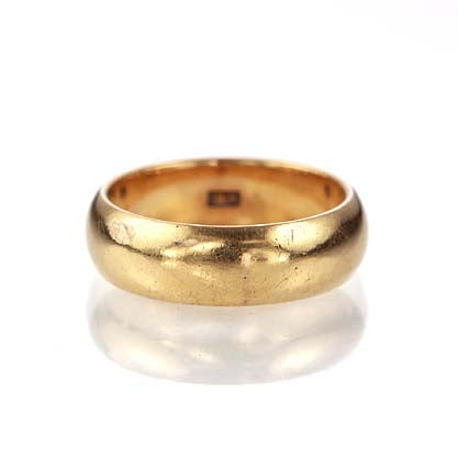 Antique 18k Yellow Gold Wedding Band #VR0830-04