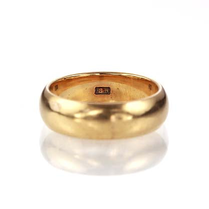 Antique 18k Yellow Gold Wedding Band #VR0830-04