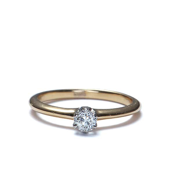 Circa 1930s Solitare engagement ring. #VR10410-03 - Leigh Jay & Co