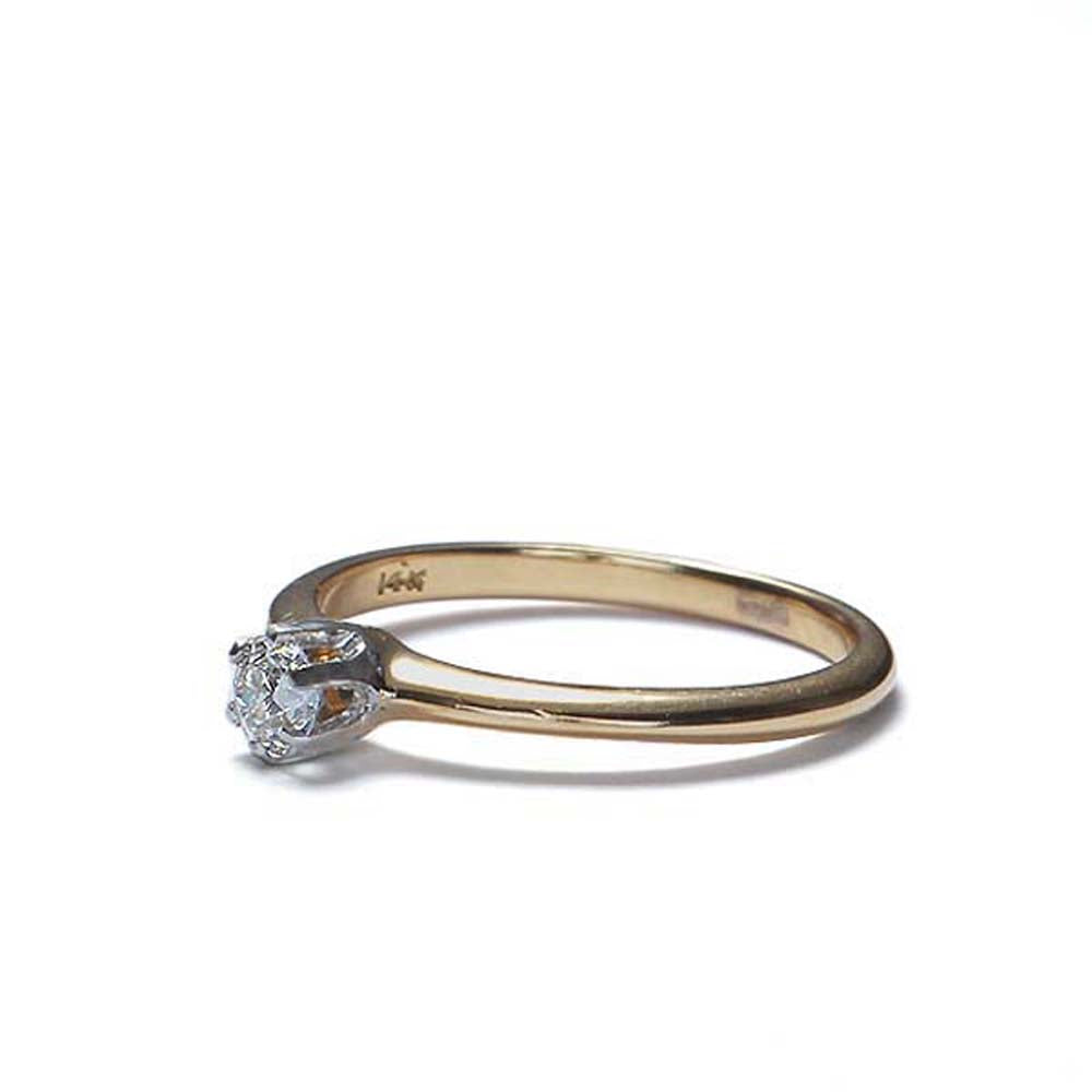 Circa 1930s Solitare engagement ring. #VR10410-03 - Leigh Jay & Co