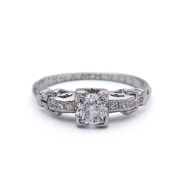 Circa 1930s Diamond engagement ring #VR140519-08