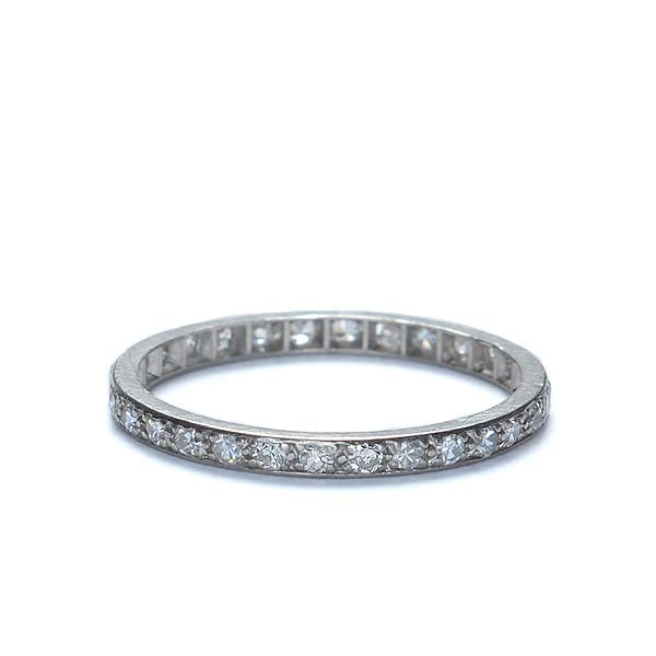 Art Deco Diamond Eternity Band #VR140804-02 - Leigh Jay & Co