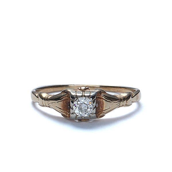 C. 1930s Diamond Engagement Ring. #VR140918-06