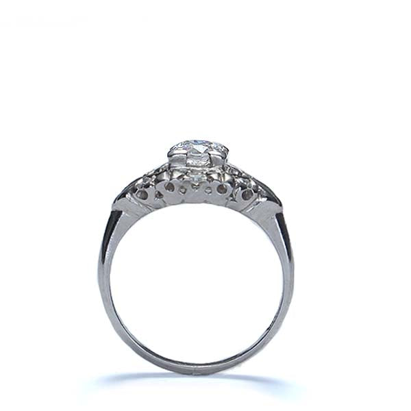 Midcentury Diamond Engagement Ring. #VR141028-08