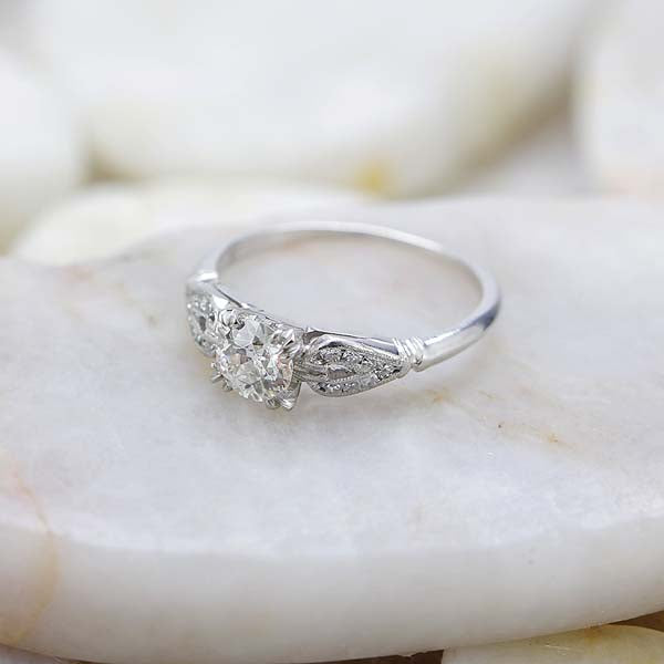 Circa 1930s Diamond Engagement Ring #VR150711-02
