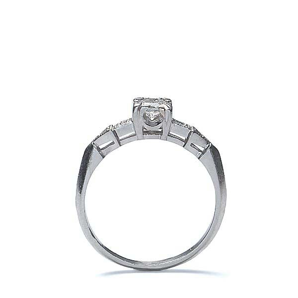 Art Deco Engagement Ring. #VR150723-02 - Leigh Jay & Co