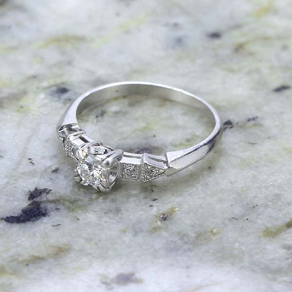 Art Deco Engagement Ring. #VR150723-02