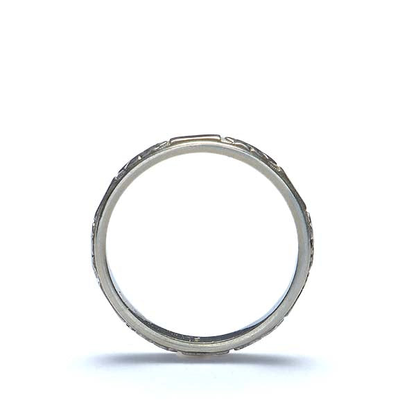Midcentury Wedding band #VR160426-05 - Leigh Jay & Co