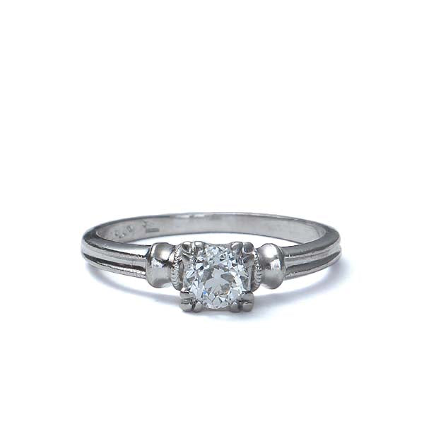 Circa 1940s Solitaire engagement ring #VR160504-05
