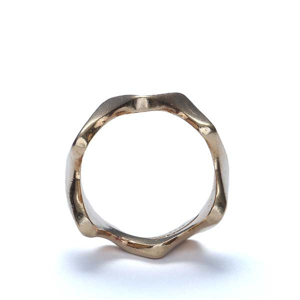 Midcentury Modernist Gold Ring #VR161025-01