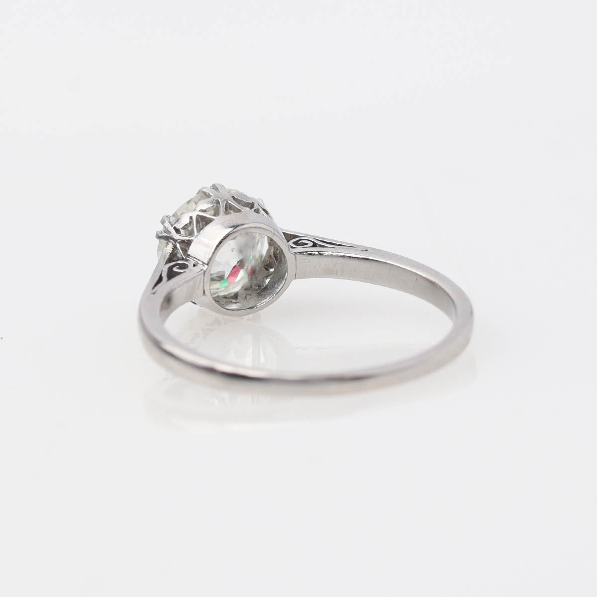 Antique Edwardian Solitaire Engagement Ring #VR161204-02