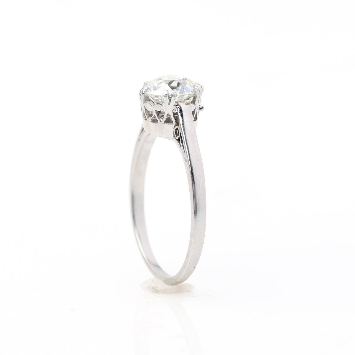 Antique Edwardian Solitaire Engagement Ring #VR161204-02