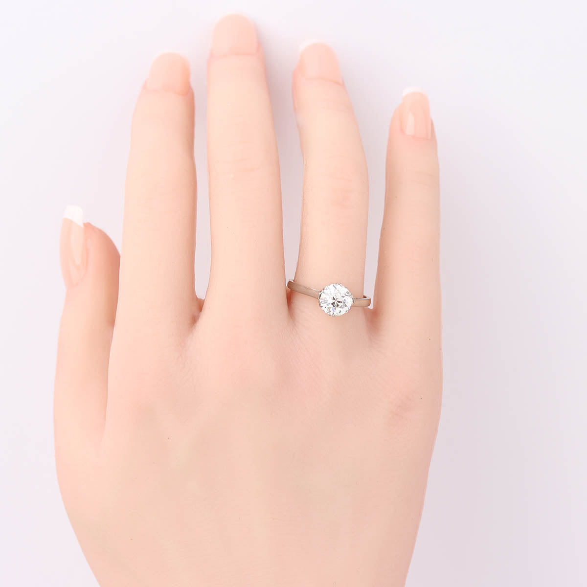 Antique Edwardian Solitaire Engagement Ring #VR161204-02