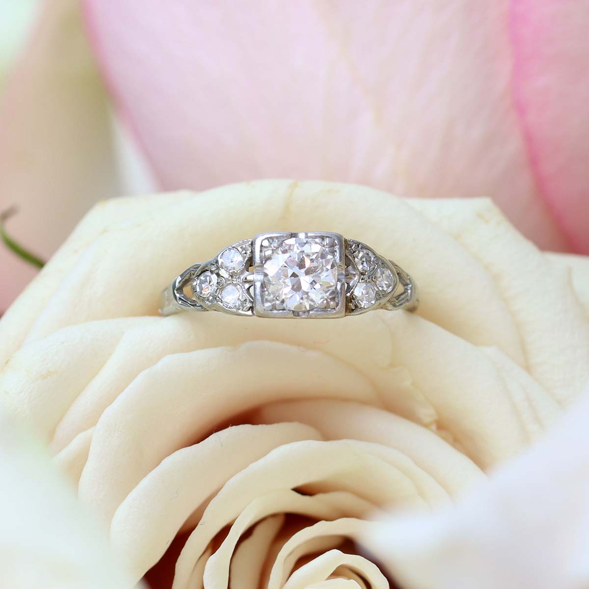 Circa 1930s Engagement Ring #VR180424-1