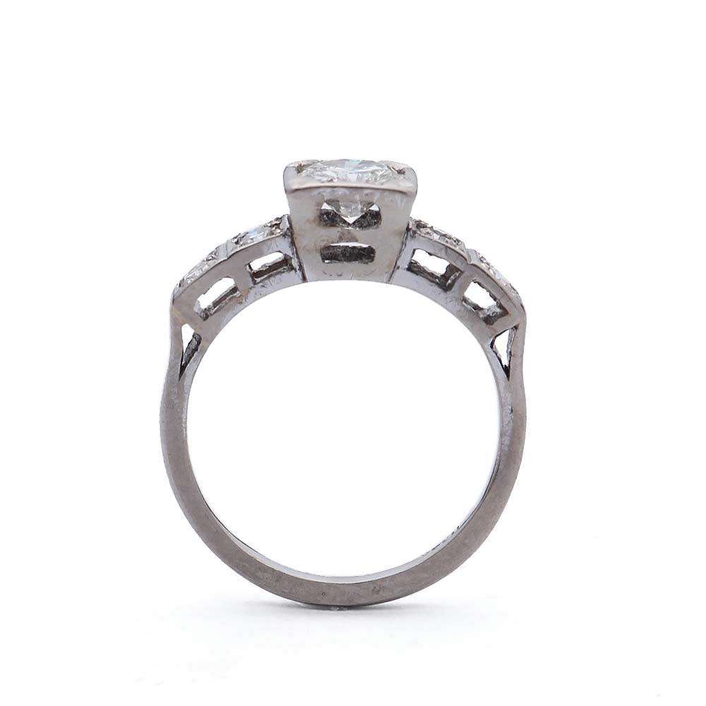 Circa 1950s Engagement Ring #VR180730-14 - Leigh Jay & Co