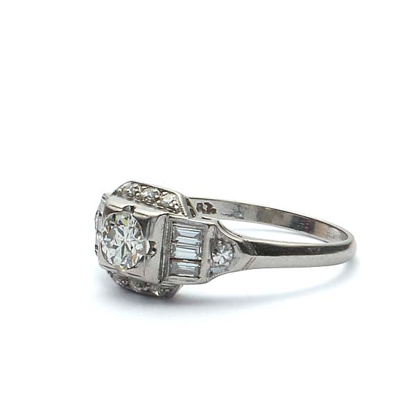 Art Deco 1930s Engagement Ring #VR180807-4 - Leigh Jay & Co