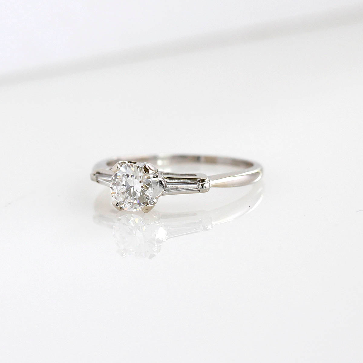 Midcentury Circa 1950s Engagement Ring #VR200714-1