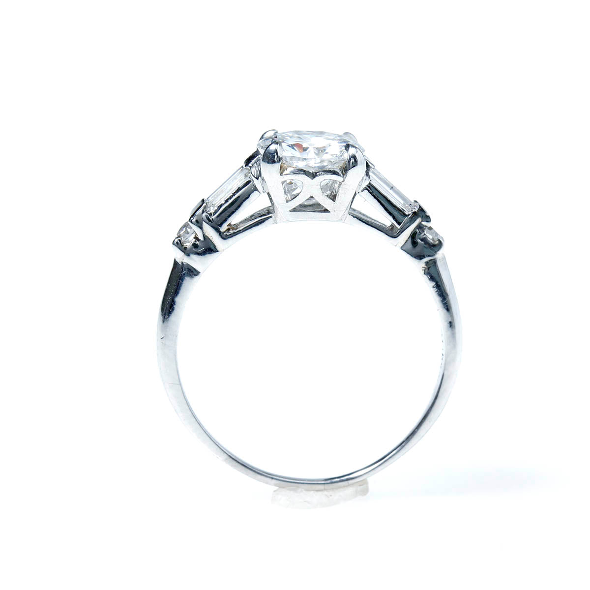 Mid-Century Diamond Engagement Ring #VR200914-2