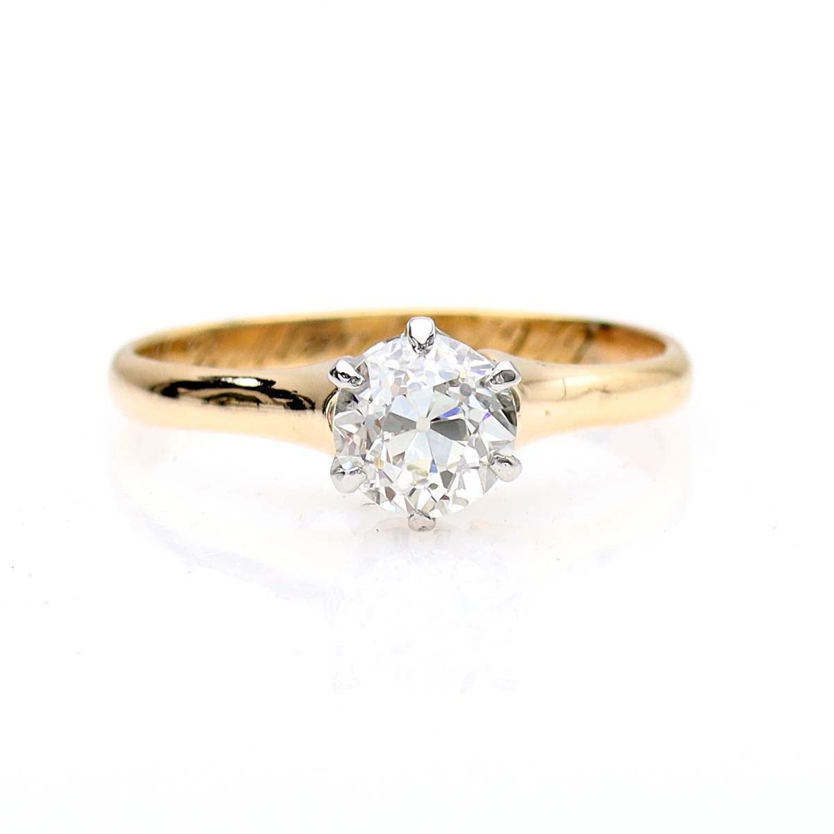 Early 1900s Old European Cut Diamond engagement ring #VR230516-1