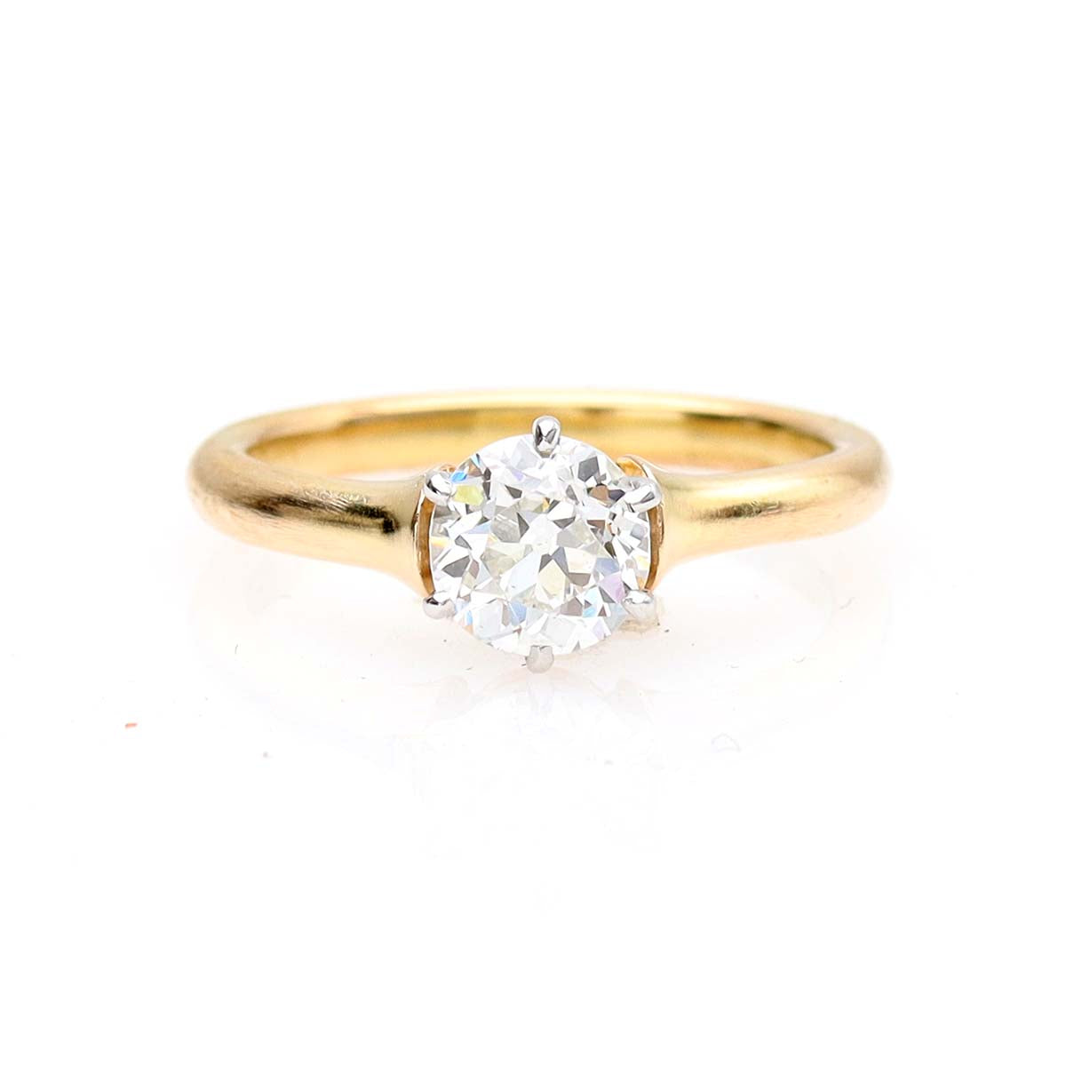 Early 1900s Old European Cut Diamond engagement ring #VR230516-2