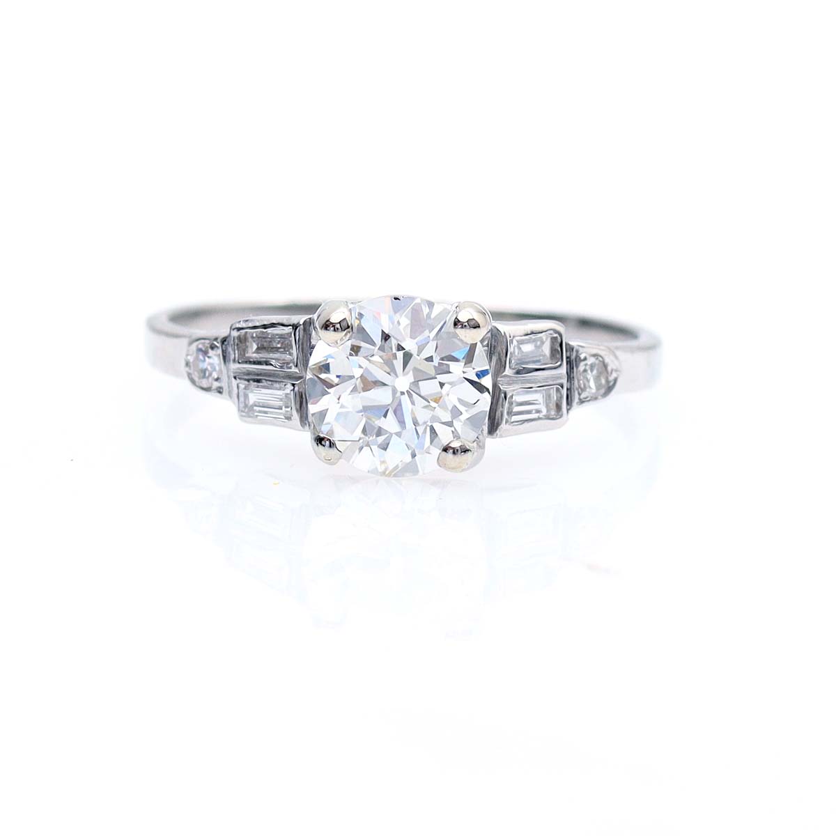 Art Deco 1930s Engagement Ring #VR230725