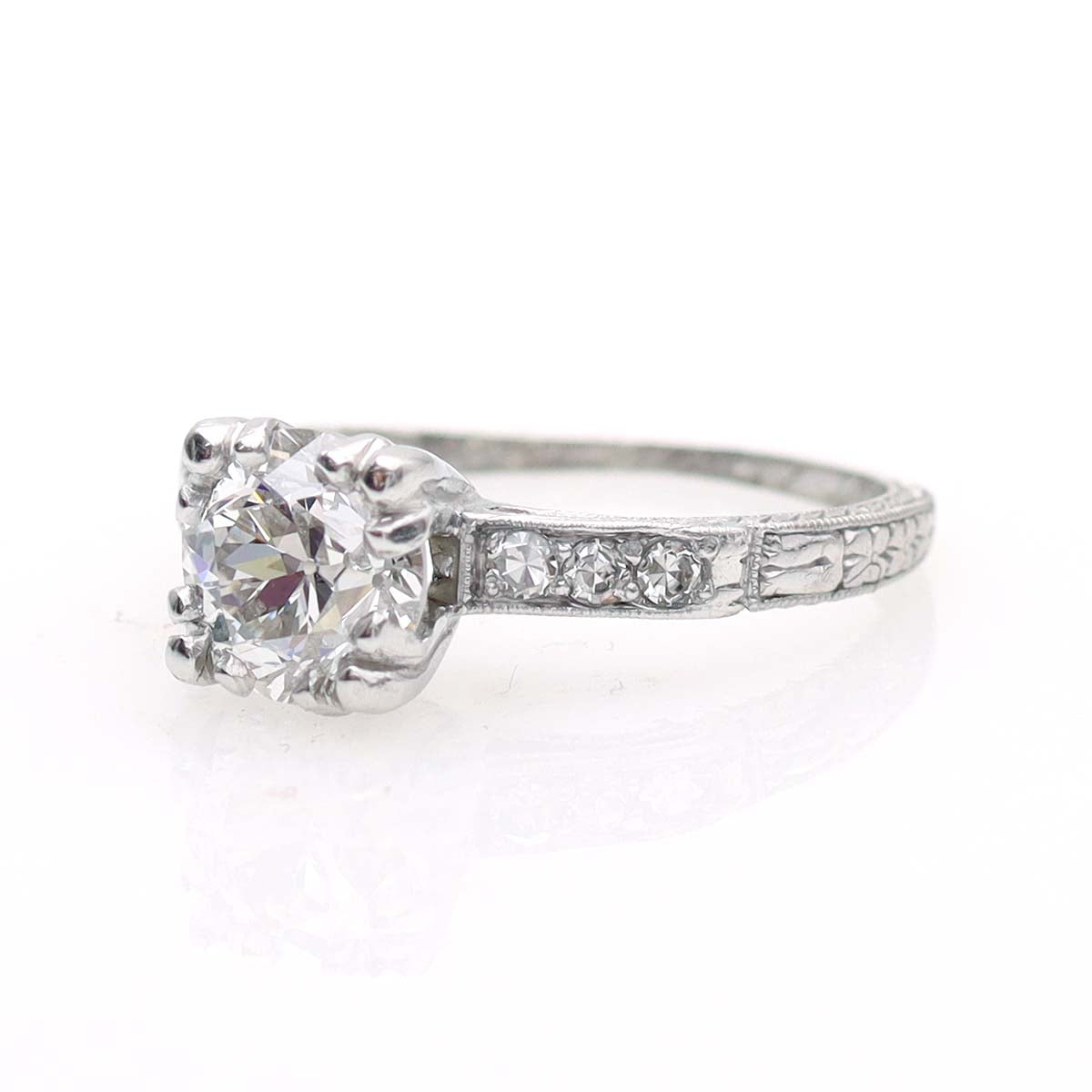 Art Deco Engagement Ring #VR240725