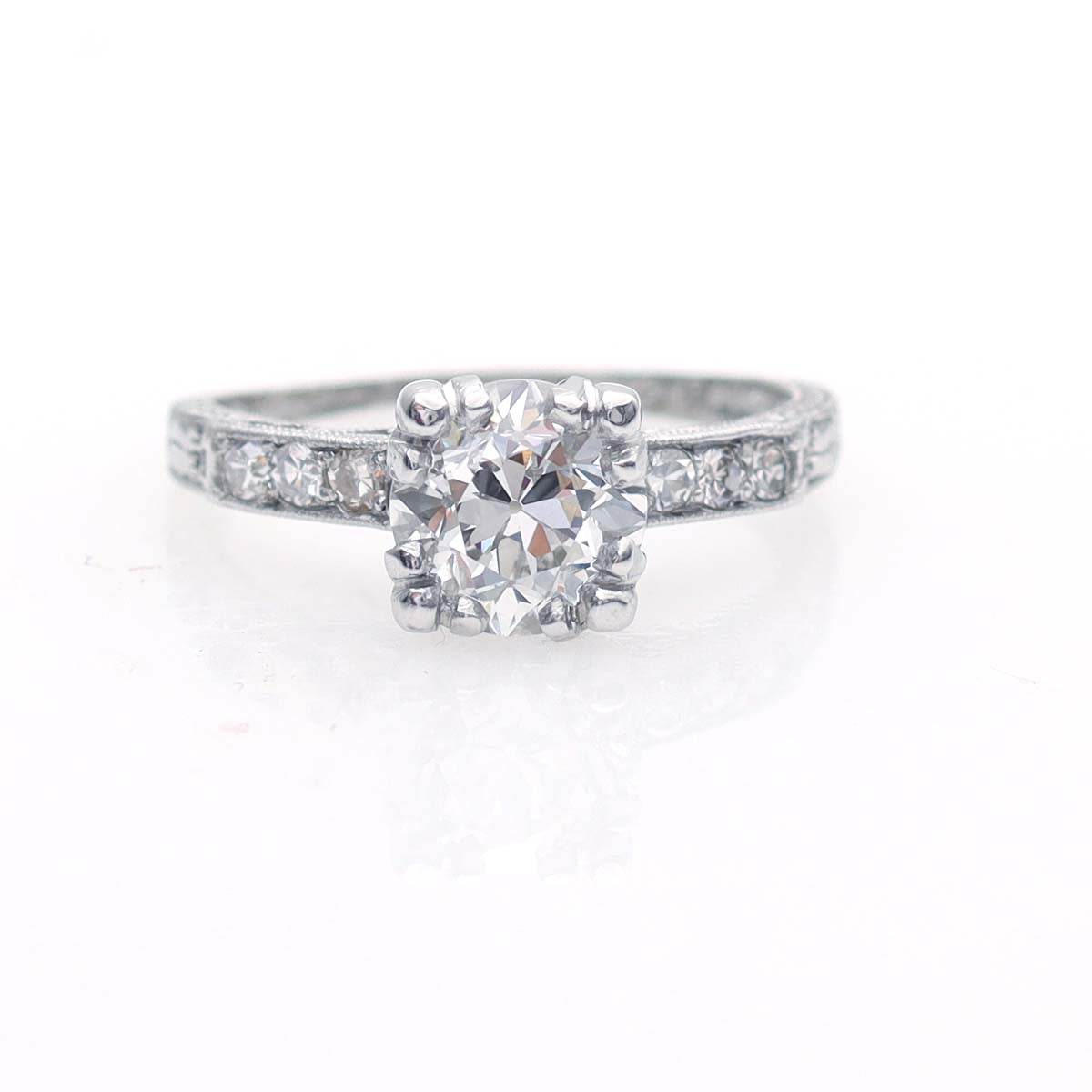 Art Deco Engagement Ring #VR240725