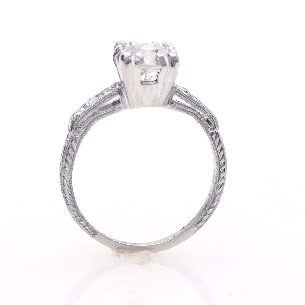 Art Deco Engagement Ring #VR240725