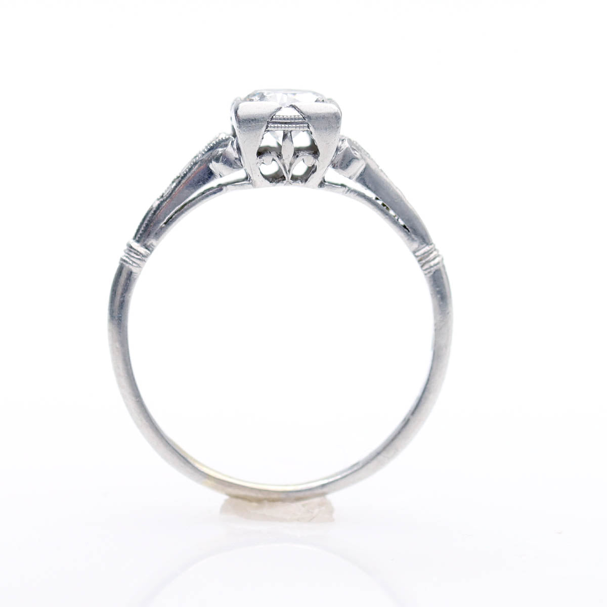 Elegant Art Déco Engagement Ring #VR240730-1