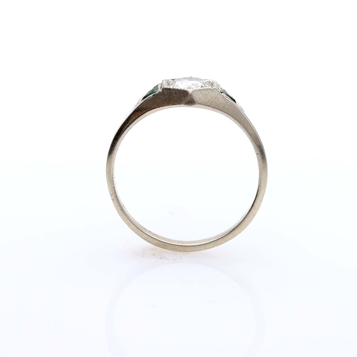 Late Art Déco Engagement Ring #VR240906-5